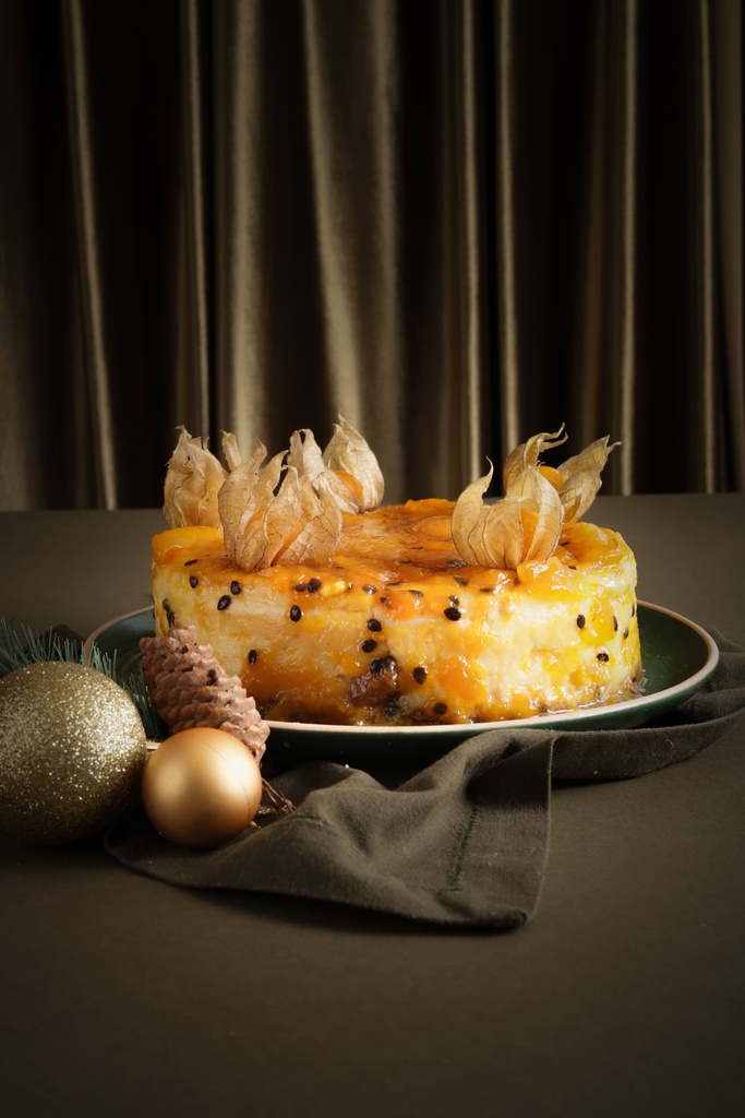 CHEESECAKE DE FRUTAS AMARELAS